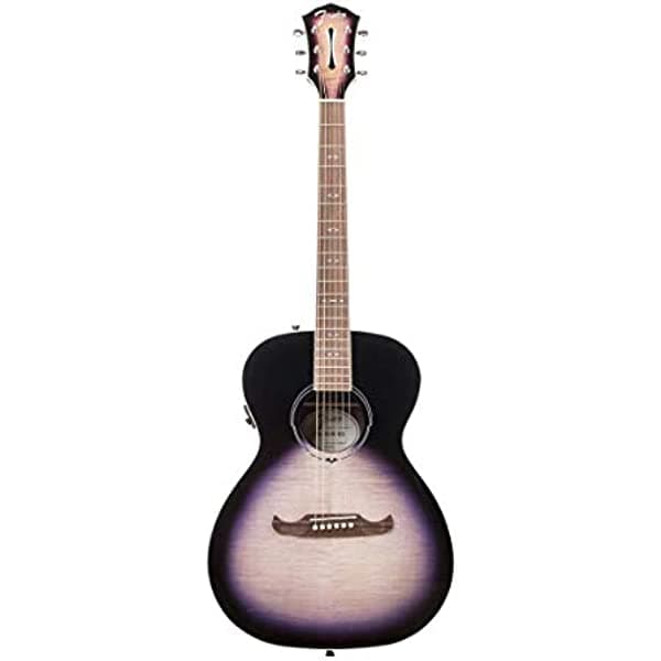 Fender FA-235E - Guitarra electroacústica de cuerpo concierto, diapasón de laurel indio, color lila