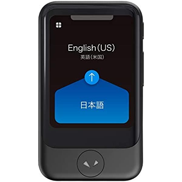 Pocketalk Modelo S - Traductor De Voz Bidireccional De 82 Idiomas En Tiempo Real Con Datos Integrados De 2 Años Y Cámara De Traducción De Texto Y Cumple Con La Normativa Hipaa Color Negro Model S
