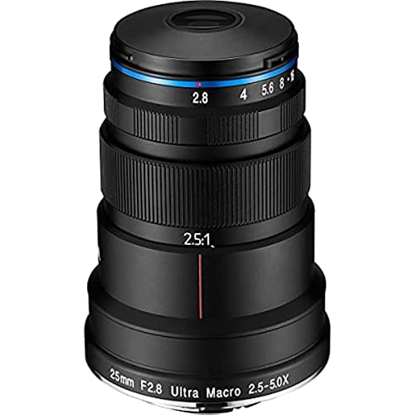 Venus Optics Laowa - Lente ultramacro de 0.984 in f/2.8 2.5-5X para montaje Canon EF VE2528C