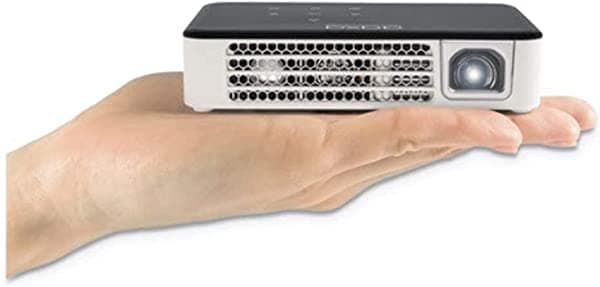 AAXA Technologies Proyector de video LED P300 Neo con batería recargable de 2.5 horas, reproductor multimedia integrado, entradas HDMI/Mini VGA/USB/microSD, compatible con iPhone iPad PS4 Xbox, soporte de 1080p
