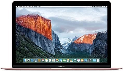 Apple MacBook (MMGL2LL/A) 256 GB, pantalla Retina de 12 pulgadas (2016), Intel Core M3 - Oro rosa (reacondicionado)