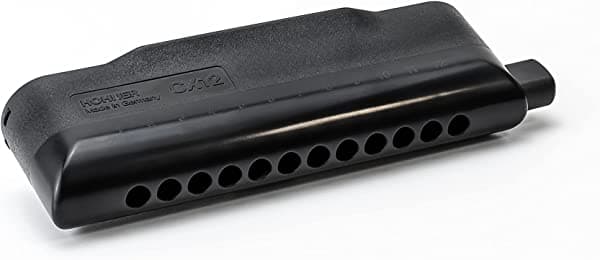 Hohner 7545C CX12 - Armónica cromática (llave de C, color negro)