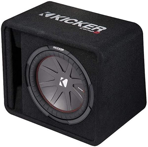 Kicker Caja de subwoofer ventilado con puerto de 12 pulgadas y 1000 vatios y 2 ohmios | 43VCWR122