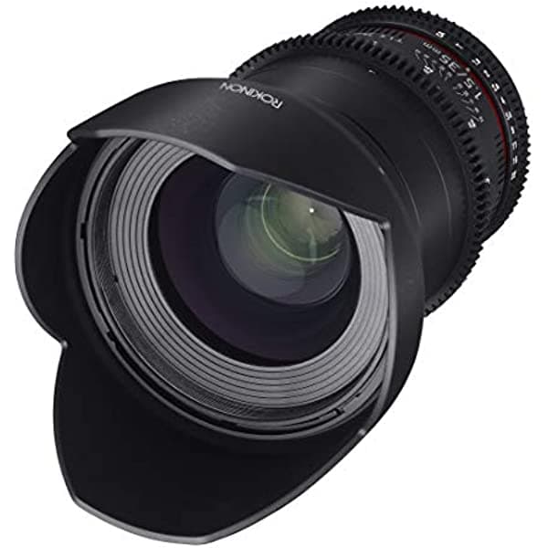Rokinon Cine DS DS35M-MFT 1.5 AS IF UMC - Lente gran angular para Olympus y Panasonic Micro cuatro tercios, color negro