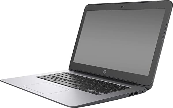 HP Chromebook T4M32UT#ABA laptop de 14 pulgadas (procesador Intel Celeron, RAM de 4 GB, SSD de 16 GB y sistema operativo Chrome), negra