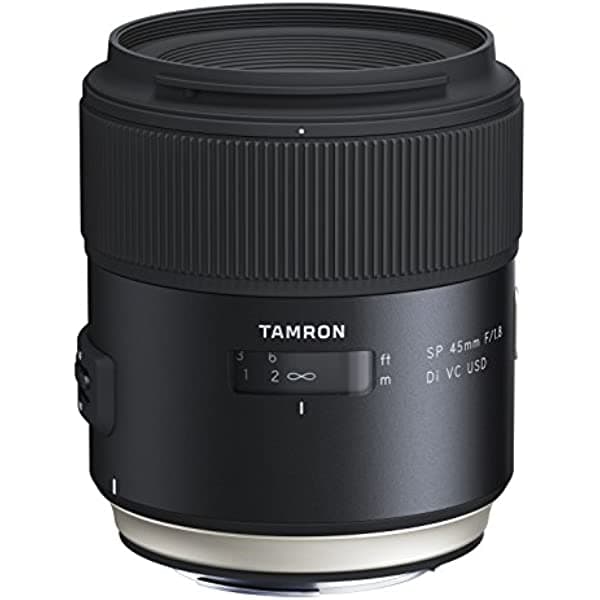 Tamron F013E - Objetivo de enfoque único SP45 mm F1.8 Di VC para Canon (versión internacional)