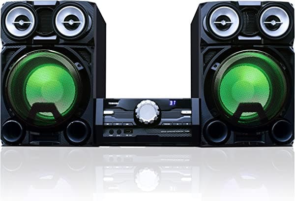 Toshiba TY-ASW8000 Sistema de Sonido Estéreo Bluetooth 800W: Parlante Hogareño con LED y Función Inalámbrica