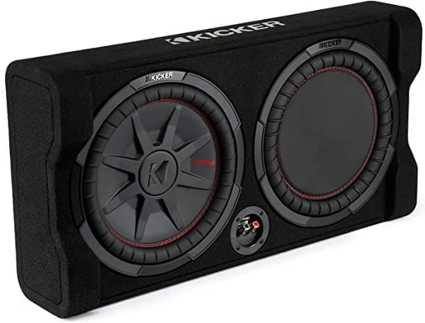 Kicker 48TRTP122 - Caja para subwoofer delgada de 12 pulgadas con radiador pasivo