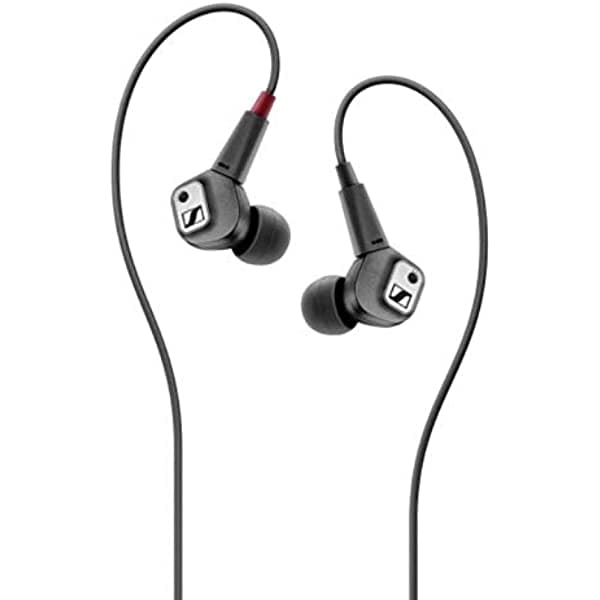 Sennheiser IE 80 S - Auriculares de bajo ajustable, color negro