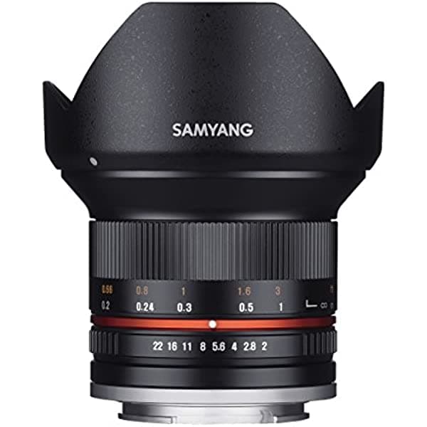 Samyang Sy12M-E-Bk 12Mm F2.0 Lente Ultra Gran Angular Para Cámaras Sony E // SY12M-S-BK