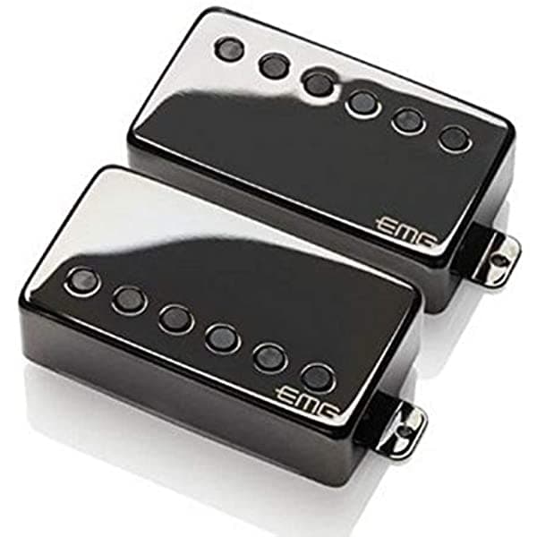 EMG JH James Hetfield Signature - Juego de pastillas para guitarra, color negro y cromado EM943260