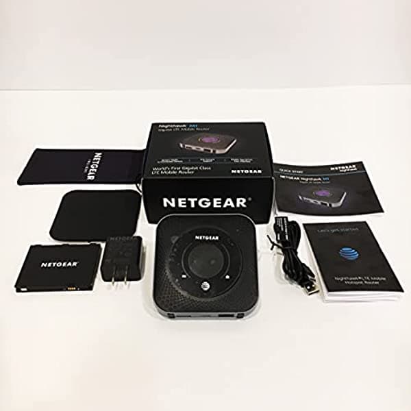 Netgear Nighthawk MR1100 4G LTE - Enrutador de punto de acceso móvil (AT&T GSM desbloqueado) (gris acero)