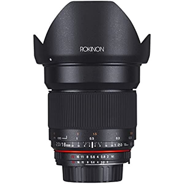 Rokinon 16MAF-N lentes asférica, de gran angular 16 mm f/2.0