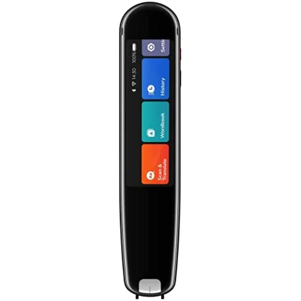 Youdao Pen 3 - Lápiz lector de exámenes, traductor de bolígrafo de escaneo móvil, lector de examen digital OCR, color negro, GlobalVision EN - español, EN - CN, interfaz en inglés, versiones 2.07 y 2.08 y 2.10