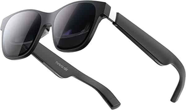 Nreal Gafas Air Ar Gafas Inteligentes Con Teatro Virtual Microoled Masivo De 201 Pulgadas Gafas De Realidad Aumentada Reloj Transmisión Y Juego En Pc/Android/Ios Compatibles Con Consolas Y Juegos En La Nube NR-7100RGL