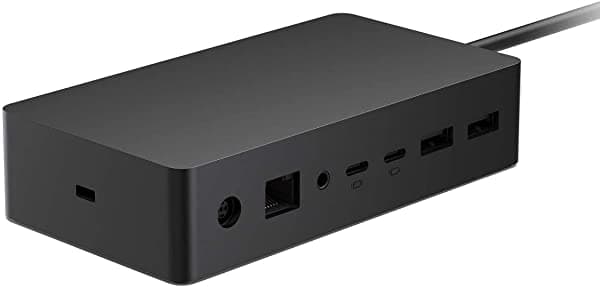 Microsoft Surface Dock 2 - Para cuaderno, PC de escritorio, smartphone, monitor, teclado, mouse, 199 W - 6 puertos USB - Red (RJ-45) - Cable