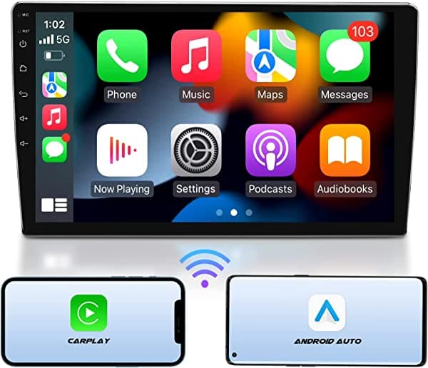 Estéreo para auto Android 10.0, doble DIN Eonon Octa Core 4GB+64GB Radio para automóvil con pantalla BT 5.0/IPS/GPS, Apple CarPlay y DSP integrado compatible con Android Auto/Fastboot/Backup, 10.1 pulgadas-GA2189S 10.1"-Display (2GB)