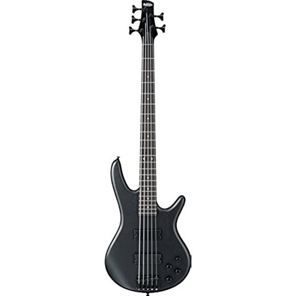 Ibanez Bajo de 5 cuerdas, derecha, negro desgastado (GSR205BWK)