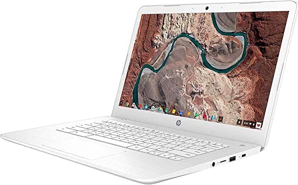 Hp 14 14" Chromebook Intel Celeron N3350 4GB Ram 32GB eMMC Blanco como la nieve 14-ca010nr