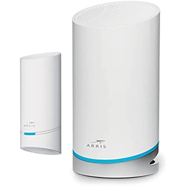 ARRIS Surfboard mAX W122 Mesh Wi-Fi 6 System | Velocidades Wi-Fi AX6600 de hasta 6.6 Gbps | Cobertura 5,500 pies cuadrados | Retroceso de 4.8 Gbps | Satélite enchufe de pared | Dos puertos de 1 Gbps | Soporte Alexa | Garantía de 2 años
