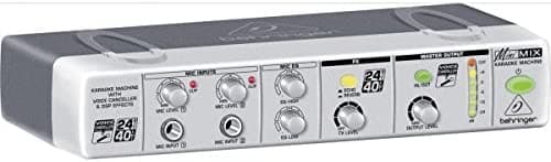 Behringer Minimix Mix800 máquina de karaoke ultra-compacta con cancelador de voz y sonido FX