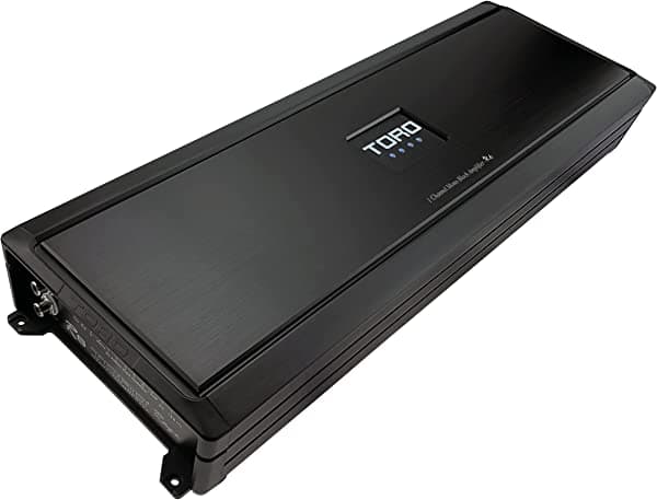 TORO TECH R6, 8000 vatios máximo: 3200 vatios RMS 0.5 Ω amplificador estable monobloque para automóvil, calidad de sonido de calidad de sonido de clase D, encendido automático integrado, amplificador de subwoofer