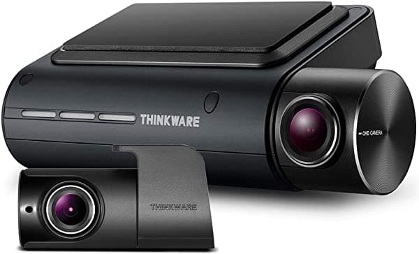 THINKWARE Q800PRO - Dash cam dual delantera y trasera para autos, 1440P, grabadora de tablero con sensor G, camara para auto con sensor Sony, modo estacionamiento, WiFi, GPS, vision nocturna, grabacion en bucle, 32GB TW-Q800PROD32CH