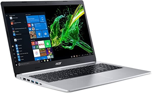 Acer Aspire 5, Computadora portátil delgada, Plateado A515-54-37U3