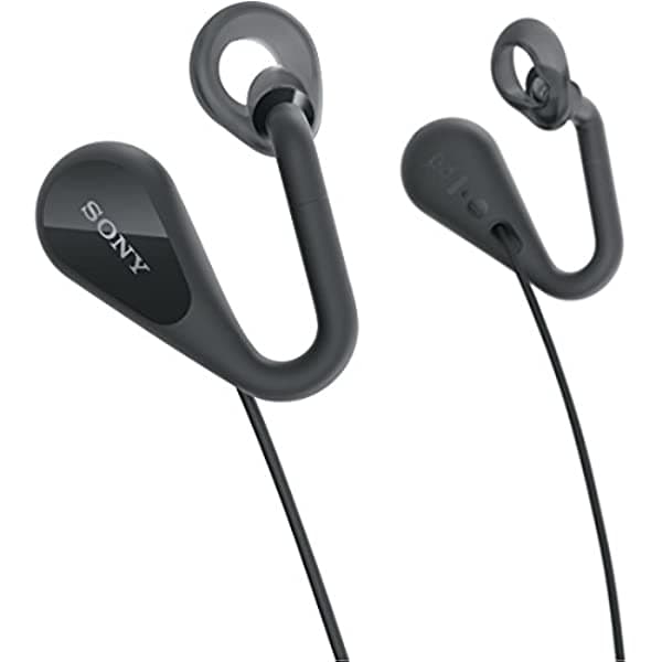 Sony STH40D - Auriculares estéreo de oído abierto para smartphone, color negro STH40DJP B