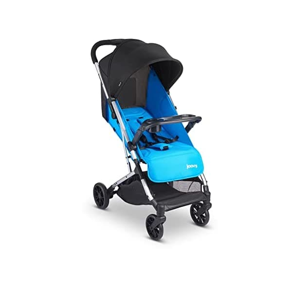 Joovy Kooper - Cochecito de viaje ligero, plegable compacto con bandeja, glaciar 8220