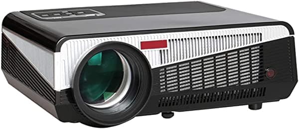 Gzunelic Airplay o Miracast - Proyector de video con WiFi Android de 9500 lúmenes, proyector de video LCD LED Full HD con espejo inalámbrico Bluetooth a teléfono inteligente led86+W