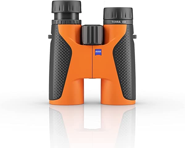 ZEISS Terra ED - Binoculares compactos, ligeros, impermeables y de enfoque rápido con vidrio recubierto para una claridad óptima en todas las condiciones climáticas para observación de aves, caza, turismo 524204-9905-000