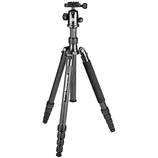 Manfrotto Element Traveller - Tripode de aluminio con rotula de bola (5 secciones) MKELEB5CF-BH