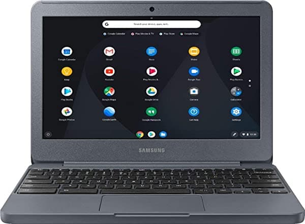 Samsung Chromebook 3 11.6 pulgadas HD WLED Intel Celeron 4GB 32GB eMMC Chrome OS Laptop (carbón) XE501C13-S02US