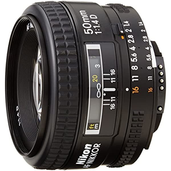 Nikon AF FX NIKKOR - Lente DSLR de 1.969 in F/1.4D con enfoque automático para cámaras DSLR Nikon 1902