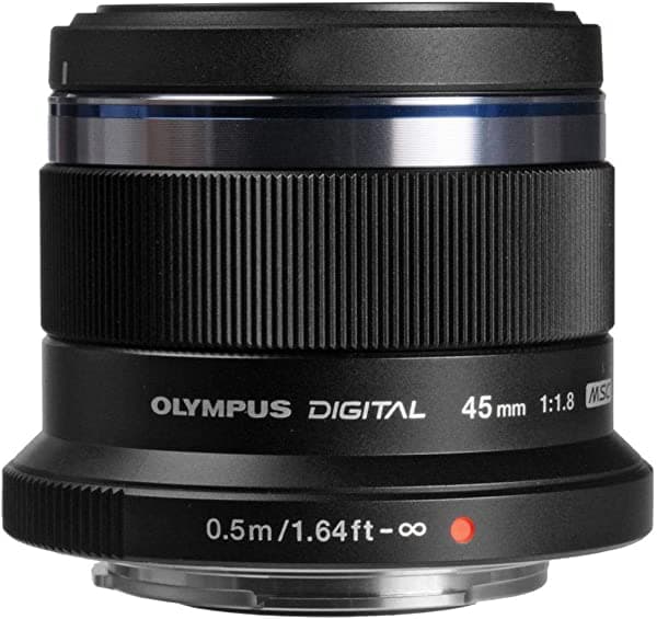 Olympus Lente intercambiable de 45mm f1.8 para micro cámaras Olympus/Panasonic V311030BU000