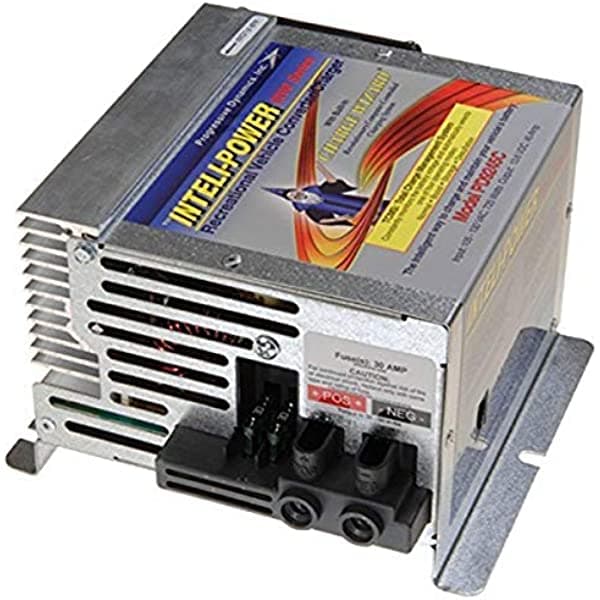 Progressive Dynamics (PD9245CV) Conversor de energía de 45 amp. con asistente de carga.