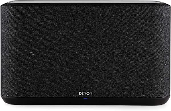Denon Home 350 - Parlante inteligente inalámbrico, potente sonido estéreo, Wi-Fi, Bluetooth, HEOS, Alexa, Siri, AirPlay 2, Spotify Connect, multi-room, negro. DENONHOME350BK