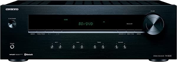 Onkyo TX-8220 - Receptor estéreo con 2 canales de audio para el hogar, color negro