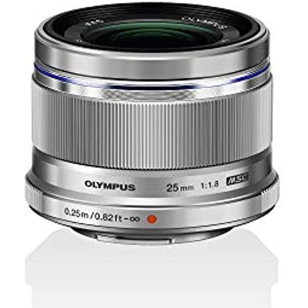 Olympus 25 mm F1.8 intercambiables lente fijo de - Versión Internacional (no de garantía) Plateado V311060SW000