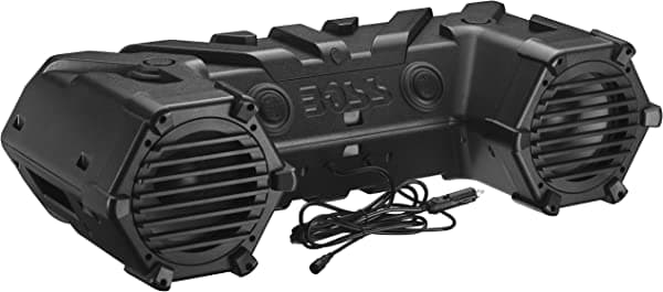 Sistema de sonido todo terreno, amplificado, Bluetooth, BOSS AUDIO ATVB90, ATVB95LED, talla única, Negro