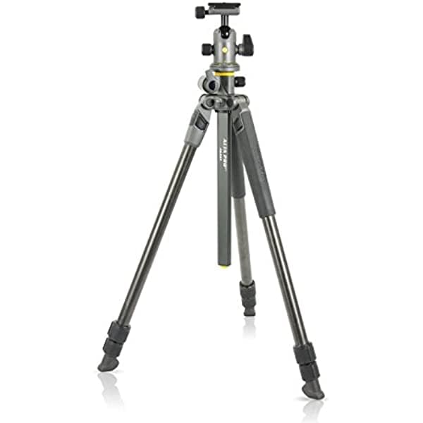 Vanguard Alta Pro 2+ 263CB 100 Tripode de fibra de carbono con rotula de bola Alta BH-100 y columna central multiangulo para camaras reflex digitales Sony, Nikon, Canon
