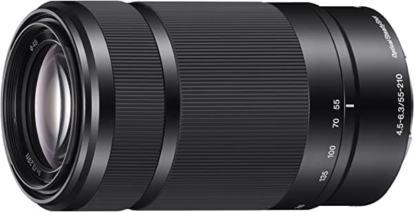 Sony E lentes F4.5-6.3 55-210mm para cámaras Sony E-Mount SEL55210/B