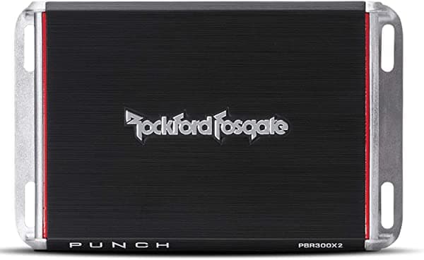 Rockford Fosgate, Punch, amplificador con riel reforzado, mono, 2 canales PBR300X2