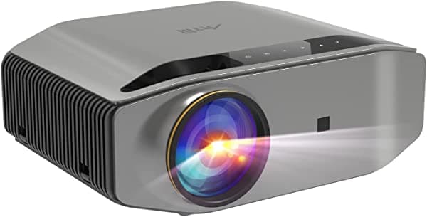 Proyector Bluetooth WiFi 5G, Artlii En&2 para exteriores compatible con 4K, FHD Native 1080P, audio Dolby Audio, espejo inalámbrico y con cable, proyector de cine en casa compatible con TV Stick, iOS y Android Energon 2