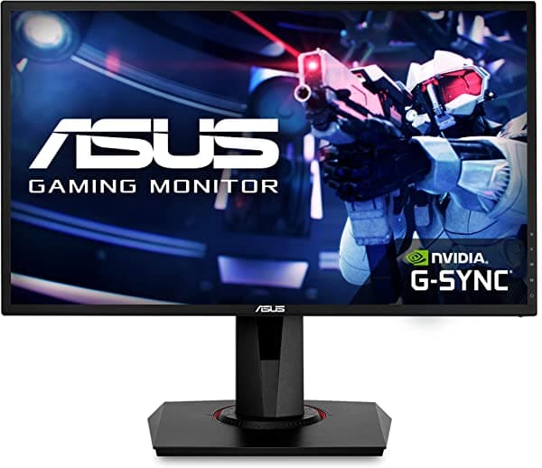 ASUS VG248QG Monitor Gamer 24" 165Hz G-SYNC 1080p 0.5ms, Cuidado Ocular, Entrada DP HDMI DVI, Negro