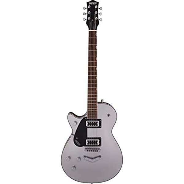 Gretsch G5230 - Guitarra eléctrica electromática Jet FT de corte único para zurdos (línea aérea plateada)