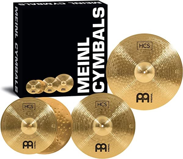 Meinl Cymbals hcs141620 HCS Box Set Pack de Platillos con 14-Inch Hi Hat Par, Crash (40,6 cm, 50,8 cm Ride (Video)