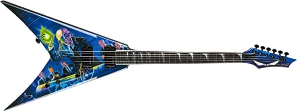 Dean V Dave Mustaine Guitarra, óxido en paz con funda VMNT RIP