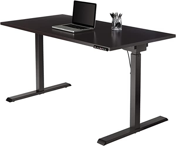 Realspace Magellan Performance Escritorio Eléctrico Ajustable en Altura para Estar de Pie, 60" de Ancho, Color Espresso